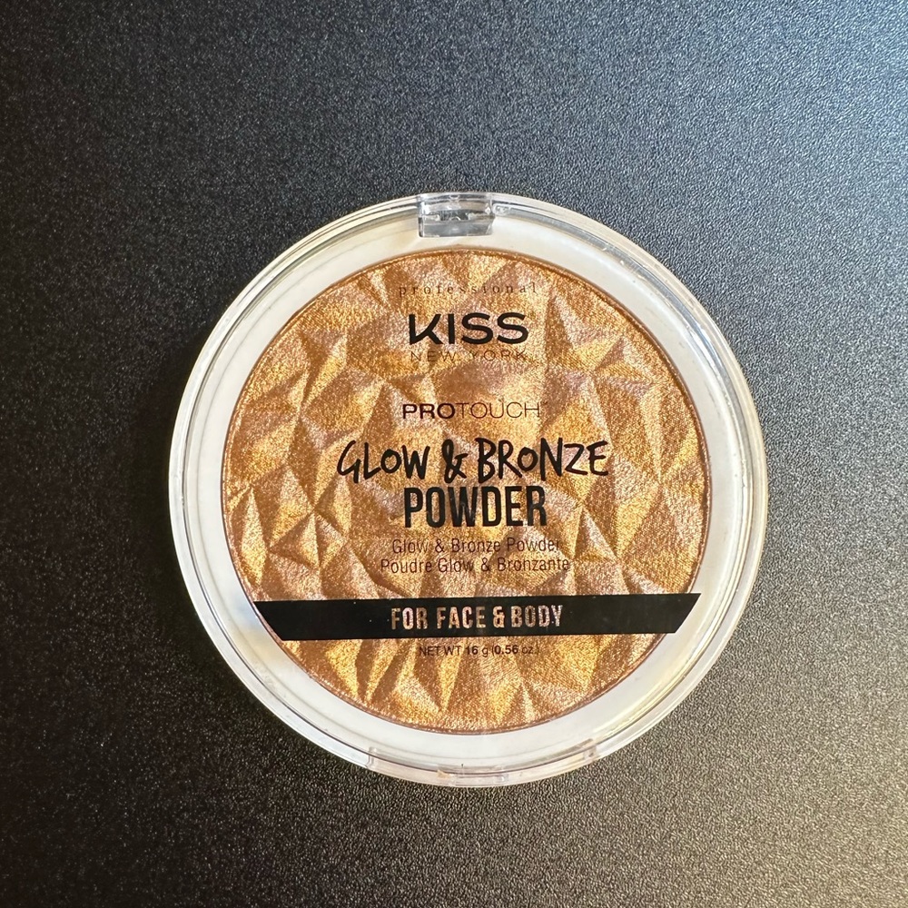 New - Kiss New York Professional Pro Touch Glow & Bronze Powder